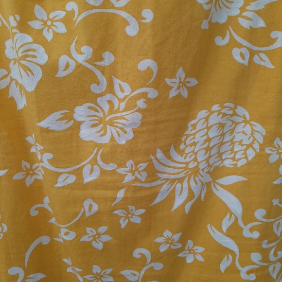 🍍Vintage yellow pineapple print made in Hawaii dress XL🍍🍍 - Picture 7 of 7